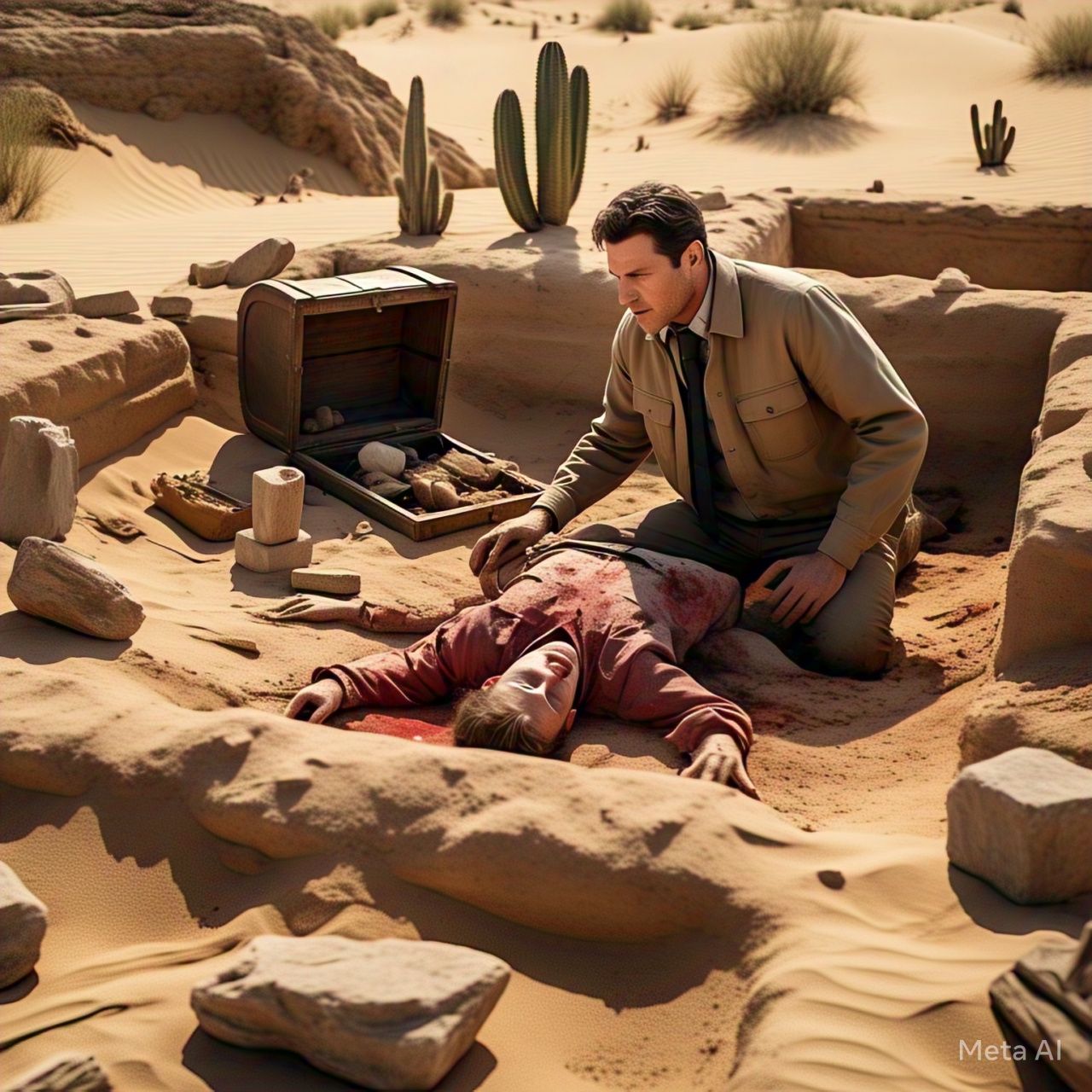 মরুভূমির গুপ্তধনের হত্যা